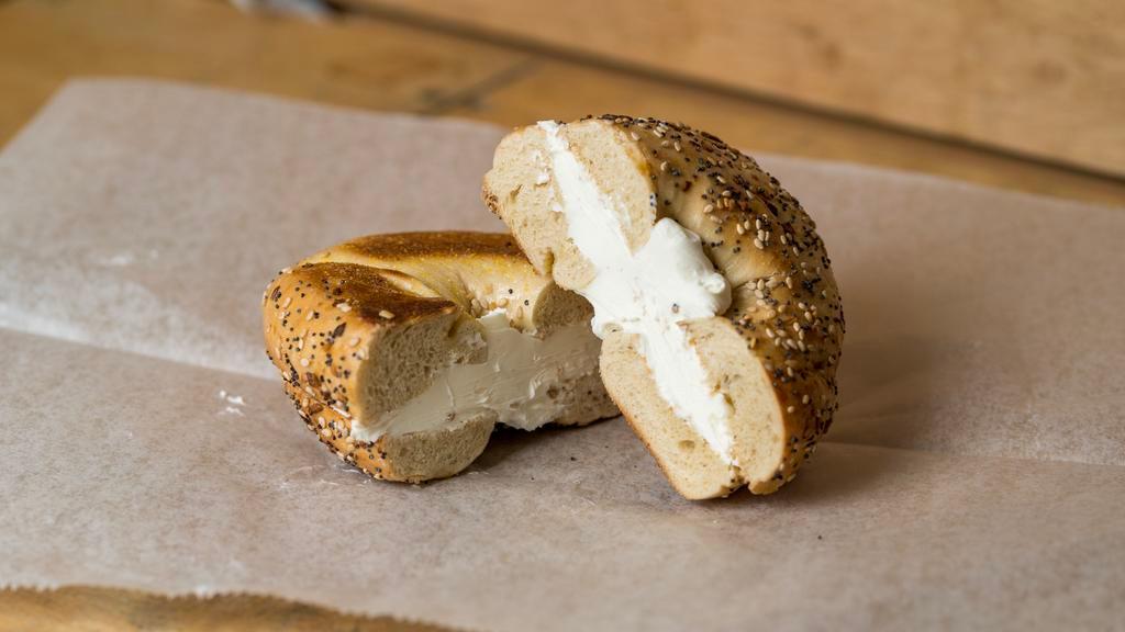 Bagel With Cream Cheese · Choice of bagel with cream cheese.