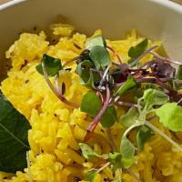 Yellow Basmati Rice 8Oz · Homemade Yellow rice.