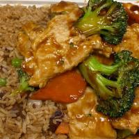 Chicken With Broccoli Combo晚芥兰鸡 · Poultry.