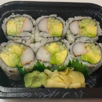 California Roll · Cucumber crab and avocado.