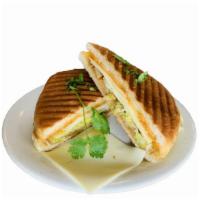 P1 Grilled Cheese Panini · Panini stuffed with fresh melted cheese, garlic and mint chutney.