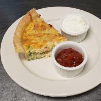 Quiche · Our take on this classic French tart filled with Monterey Jack cheese, broccoli, and ham.