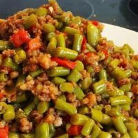 Sour String Bean With Minced Pork（酸豆角炒肉末） · 