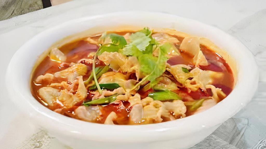 Fish Fillet With Tofu In Chilli Oil Sauce（重庆豆花鱼） · Hot & Spicy.