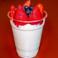 Parfait · Yogurt, strawberries, blueberries, blackberries, granola