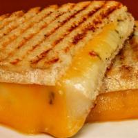 Grilled Cheese · Cheddar, Pepper jack, mozzarella.