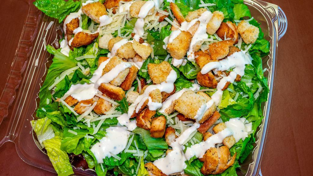Classic Caesar Salad · Grilled Chicken, romaine, croutons, parmesan,