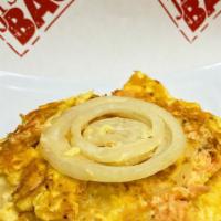 Lox & Onion Omelette · 3 Eggs & Sliced Lox & Onions **Sorry No Substitutions**