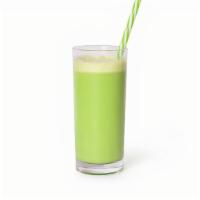 Green & Ginger Juice · Kale, spinach, celery, cucumber, lemon, ginger, and green apple.