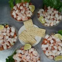 Ceviche De Camarones · Shrimp ceviche.