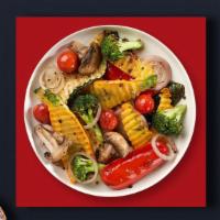 Grilled Seasonal Veggies · Freshly grilled seasonal veggies.