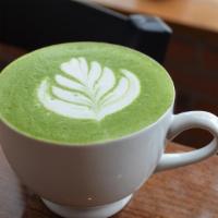 Matcha Latte · Japanese Green Matcha in a latte with your choice of milk.