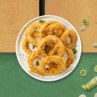 Orion'S Onion Rings · (Vegetarian) Sliced onions dipped in a light batter and fried until crispy and golden brown.