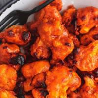 Buffalo Cauliflower · mango salsa