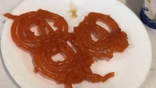 Jalebi (1 Lb) · Traditional south Asian dessert made with white flour and corn syrup.