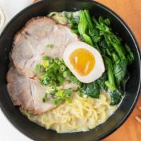 Kotteri Ramen · Popular in Japan. Rich & creamy chicken broth, cooked over 8 hours. Comes with choy sum, 2pc...