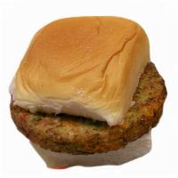 Veggie Burger · Served plain.