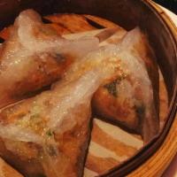 Crystal Roast Duck Dumplings（3）火鸭饺 · 