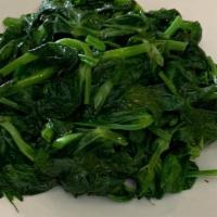 Pea Leaves W/ Garlic(蒜炒豆苗) · Spice Level: 0, NO Spice