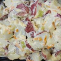 Redskin Potato Salad · Cold dish made from seasoned potatoes.