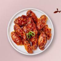 Seoul Street Wings · Fresh chicken wings breaded, fried until golden brown, and tossed in soy sauce, brown sugar,...