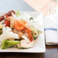 Kebab Platter · Bits and pieces of chicken of chicken tikka, reshmi kebab, harialy kebab and seek kebab seas...