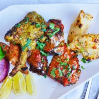 Mint Special Platter · An exotic medley of assorted kebabs cooked in a clay oven with combination of chicken tikka,...