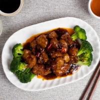 General Tso'S Chicken  · Chunks of chicken lightly breaded, deep fried, then stir-fried with our chef's special hot s...