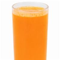Detox Love Juice · Apple, lemon, carrots, beets and ginger.