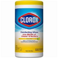 Clorox Sanitizing Disinfectant Wipes , Bleach Free Crisp Lemon · 3.7 Oz