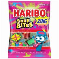 Haribo Gummi Candy, Z!Ng Sour Bites · 4.5 oz