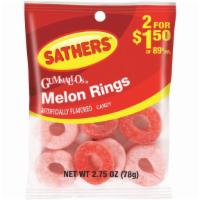 Sathers Gummallos Melon Rings · 2.75 oz