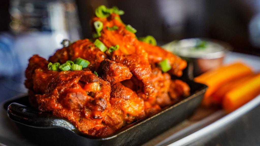 Ainsworth Wings · Choice of mild, hot or BBQ. Come with celery, carrots & bleu cheese