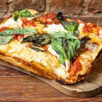 Classico Ssp Pizza · Vegetarian. Mozzarella, fontina, tomato, and basil.