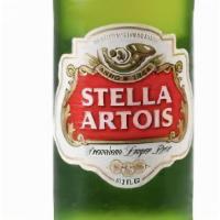 Stella Artois · Pilsner, 5.2% abv, Leuven, Belgium. Must be 21 to purchase.