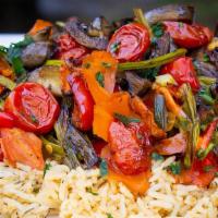 Vegetables Over Rice · 