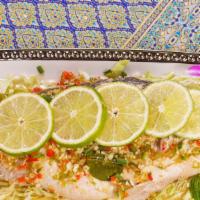 Steamed Whole Fish With Lime Juice · 