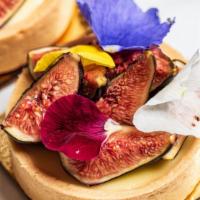 Seasonal Fruit Tart · Lemon curd tart with seasonal fruits