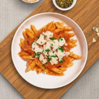 Vodka In Vain Pasta (Penne) · Creamy tomato and white sauce blend cooked with penne.