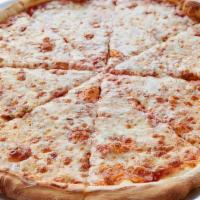 The Brooklyn Med · Grande mozzarella and tomato sauce. Round pizza only