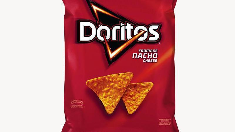 Dorito Nacho Cheese · Bag of chips. 230 Cal.