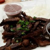 Sunset Pupu Steak W/ Onions & Poi · Served with Chopped onions and side of Poi.

***Menu price on DoorDash differs from our regu...