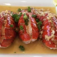 Seasoned Lobster (1Lb) · One pound of Seasoned Lobster. 

1. Choose a seasoning: Scampi | Cajun | Butter Garlic  | Sa...