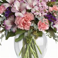 Pink And Purple Bouquet  · This sophisticated premium  pink and purple bouquet is perfect for any occassion.
