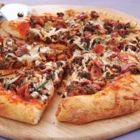 Lg. Beef Bacon Pizza · 