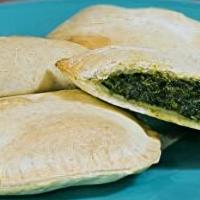 Spinach Patty · Spinach patty. Made with all natural, all vegan ingredients. Delicious, flaky pastry crust. ...