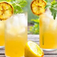 Lemonade With Brown Sugar 16 Oz · All natural made fresh. FRESHLY SQUEEZED