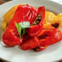Fire Roasted Peppers · extra virgin olive oil, capers, parsley
