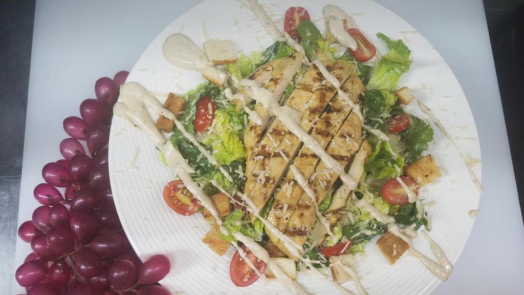 Grilled Chicken Caesar Salad Wrap · 