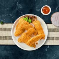 Chunky Tenders · (5 pieces) Chicken tenders breaded and fried until golden brown.